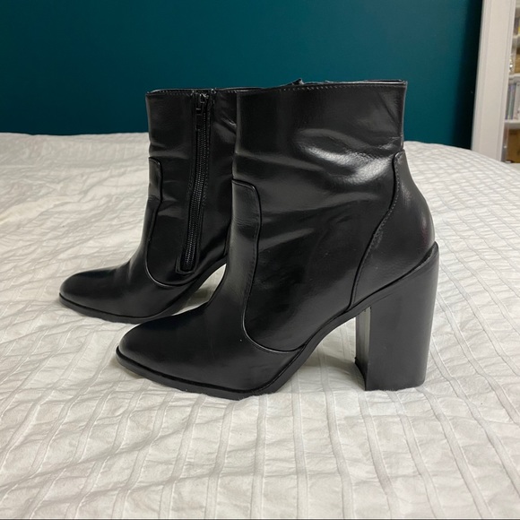 Chunky Heel Booties - Picture 1 of 3